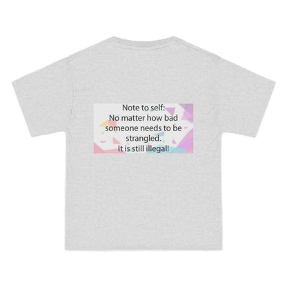 Note To Self Men's Short-Sleeve Crewneck Tee