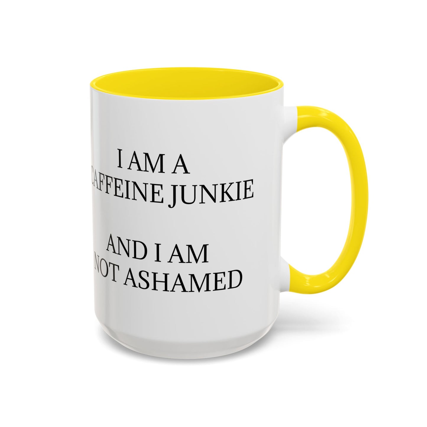 Caffeine Junkie 2-Tone Coffee Mug