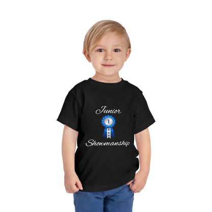 Junior Showmanship Toddler Unisex Short Sleeve Crewneck Tee