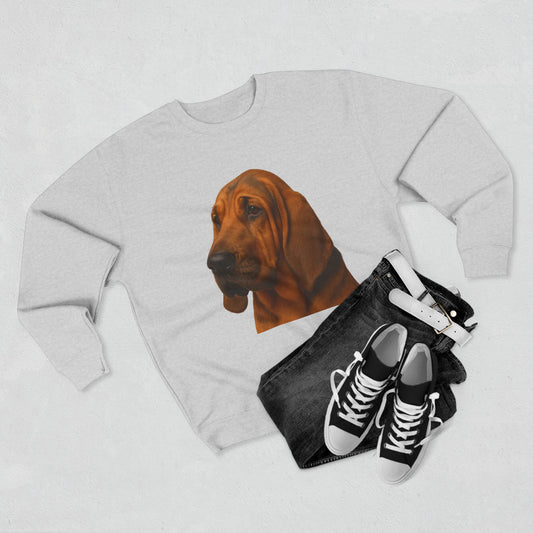 Bloodhound Head Unisex Crewneck Sweatshirt