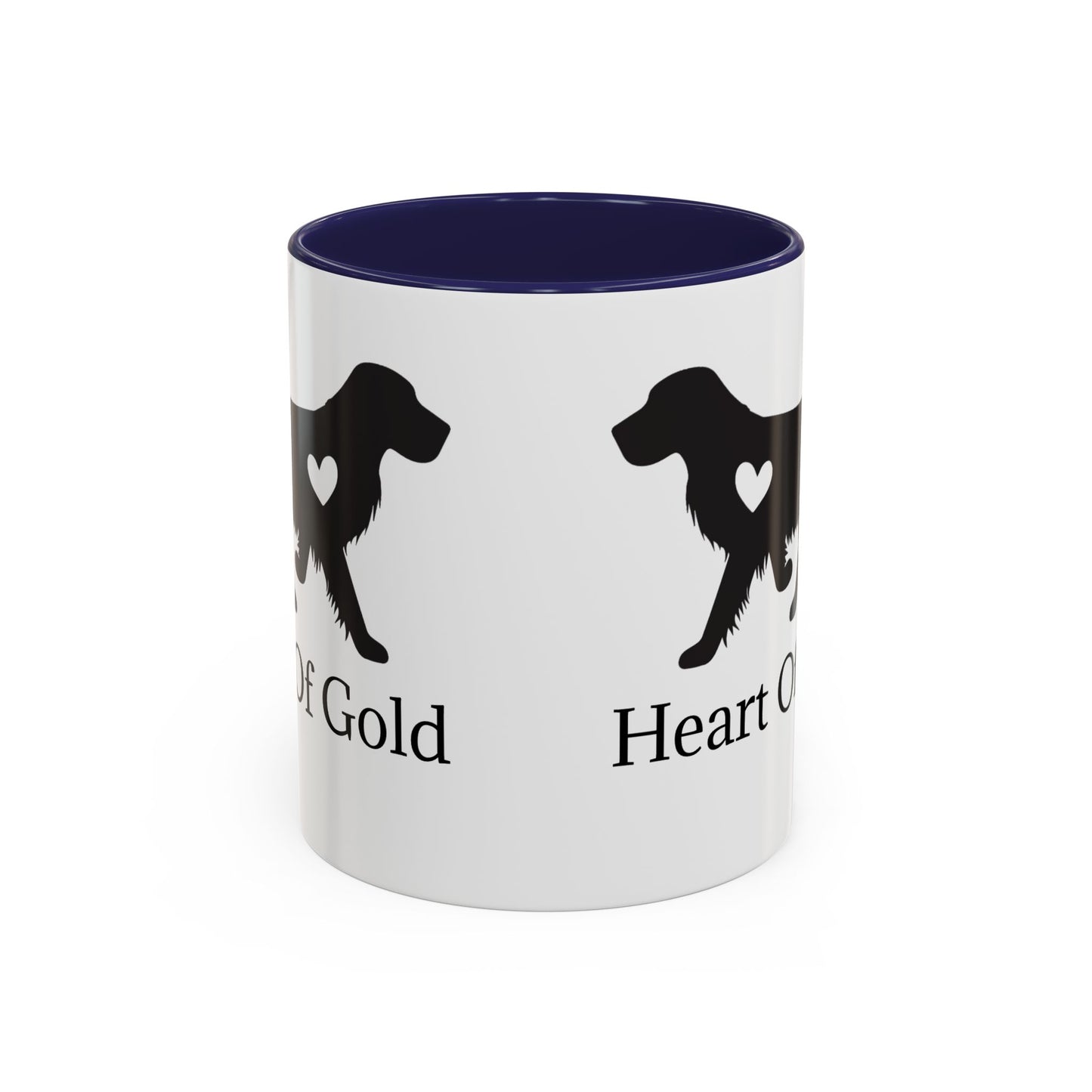 Heart Of Gold 2-Tone Coffee Mug