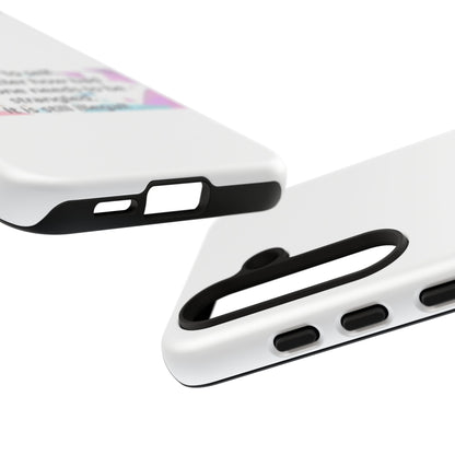 Note To Self Samsung Case