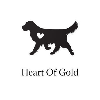 Heart Of Gold Vinyl Decal