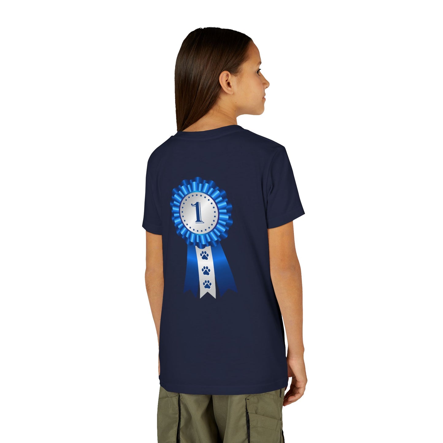Show Ribbon Youth Unisex Short Sleeve Crewneck Tee
