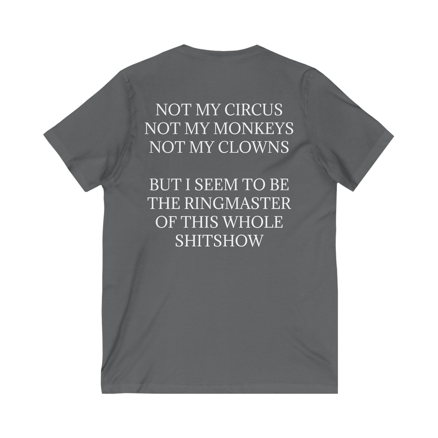 Ringmaster Unisex Short Sleeve V-Neck Tee