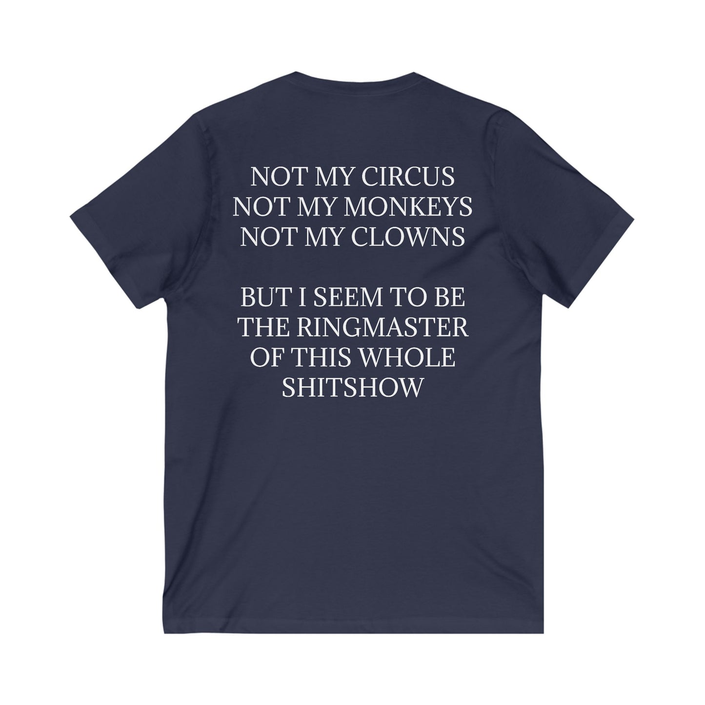 Ringmaster Unisex Short Sleeve V-Neck Tee