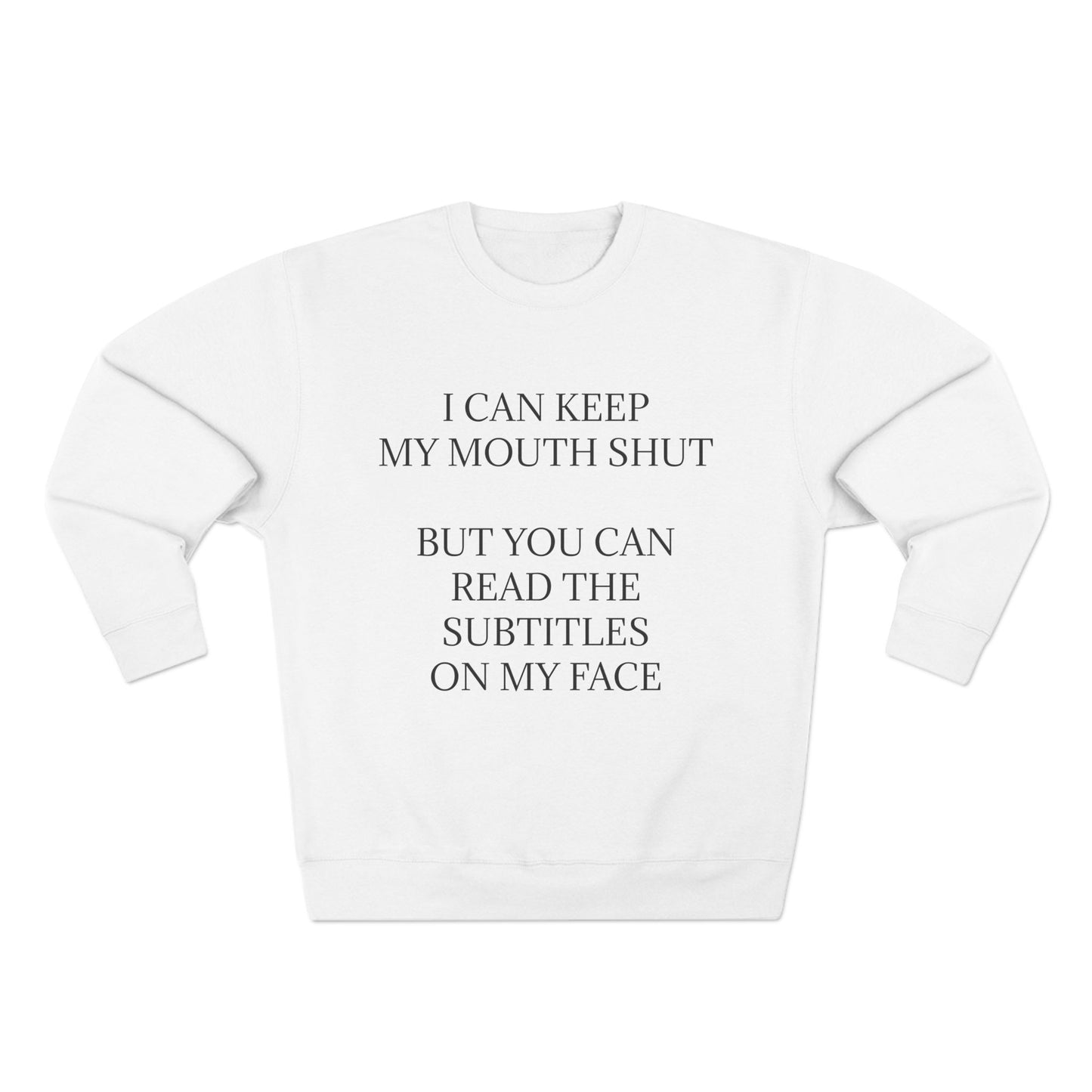 Subtitles Unisex Crewneck Sweatshirt