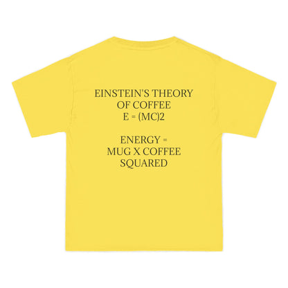 Einstein's Theory Of Coffee Men's Short-Sleeve Crewneck Tee