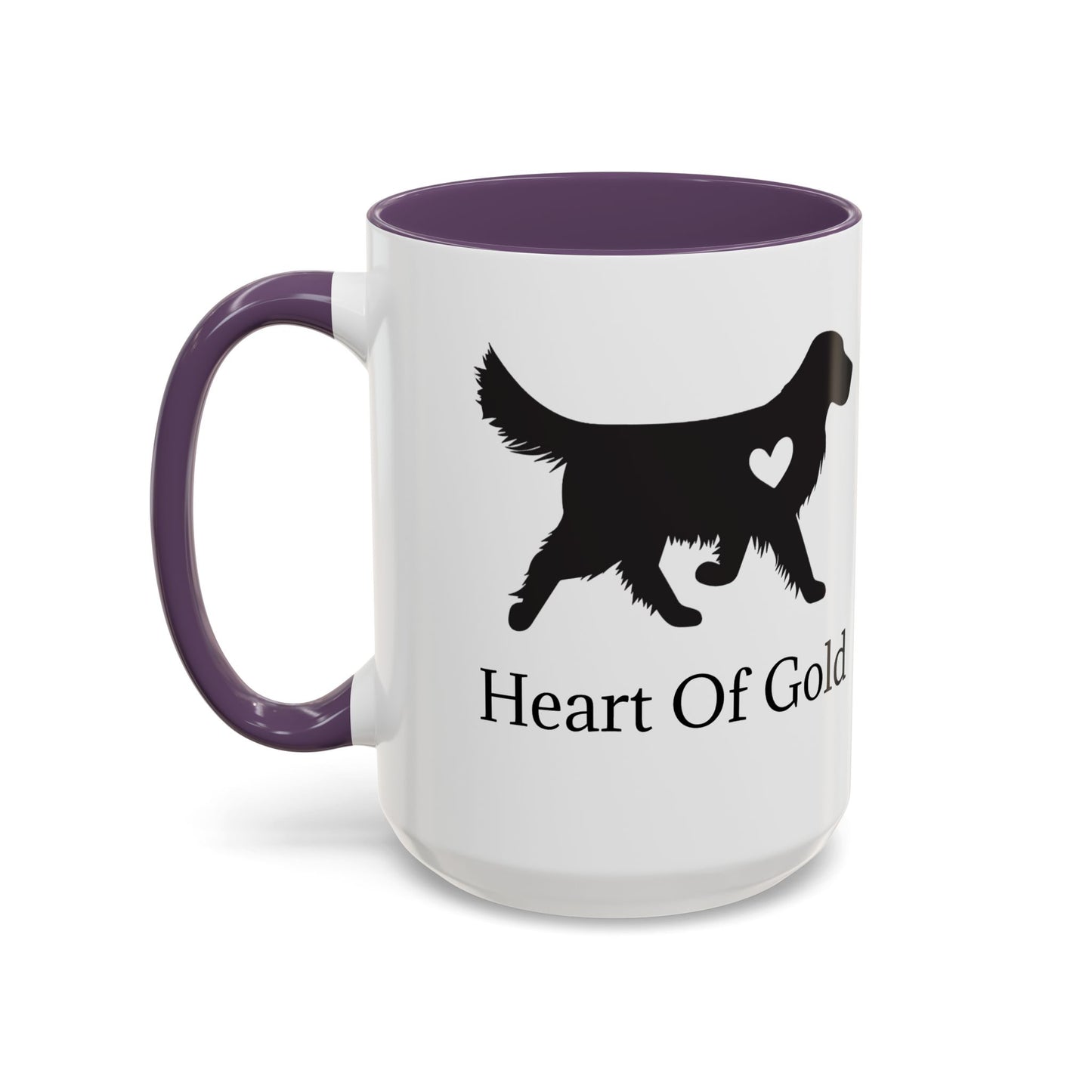 Heart Of Gold 2-Tone Coffee Mug