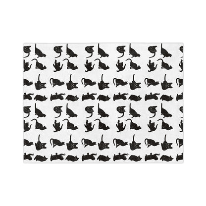 Cats Velveteen Microfiber Blanket
