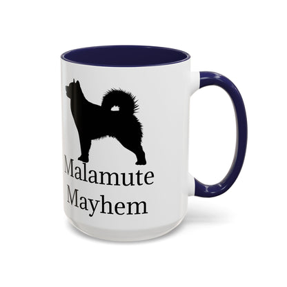 Malamute Mayhem 2-Tone Coffee Mug
