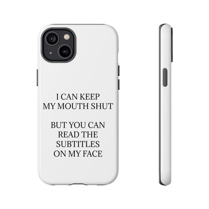 Subtitles iPhone Case