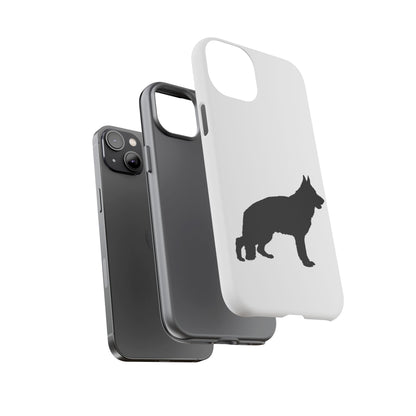 German Shepherd Silhouette iPhone Case