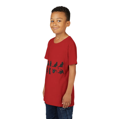 Cats Youth Unisex Short Sleeve Crewneck Tee