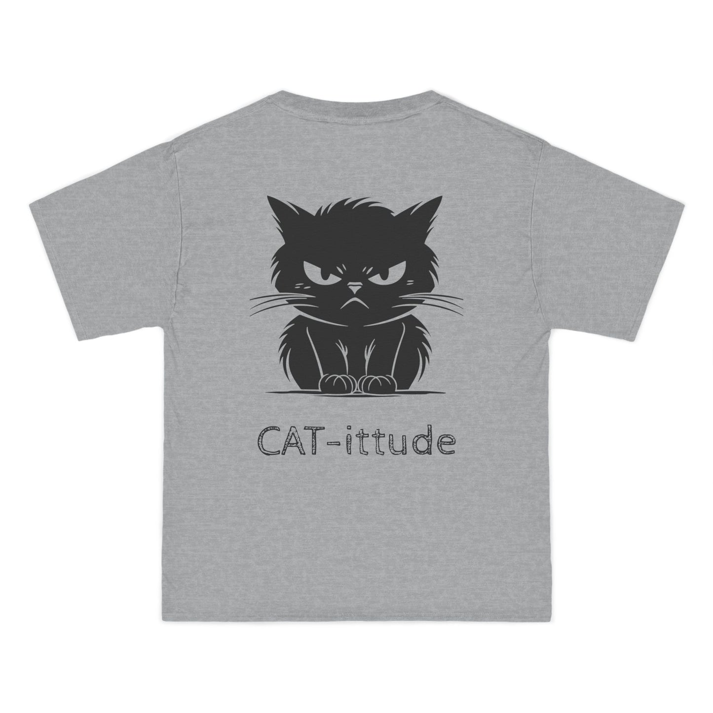 Cat-ittude Men's Short-Sleeve Crewneck Tee