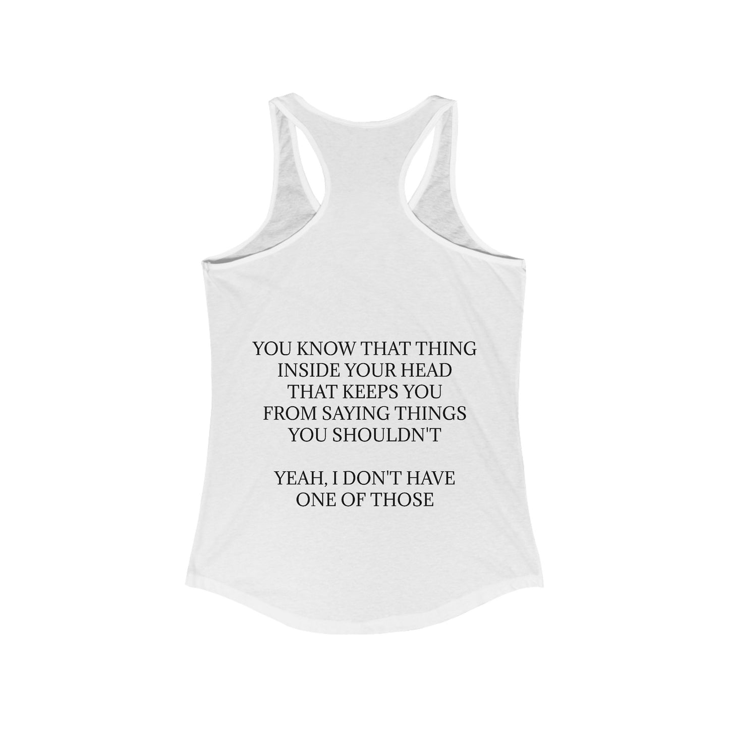 No Filter Women's Racerback Tank