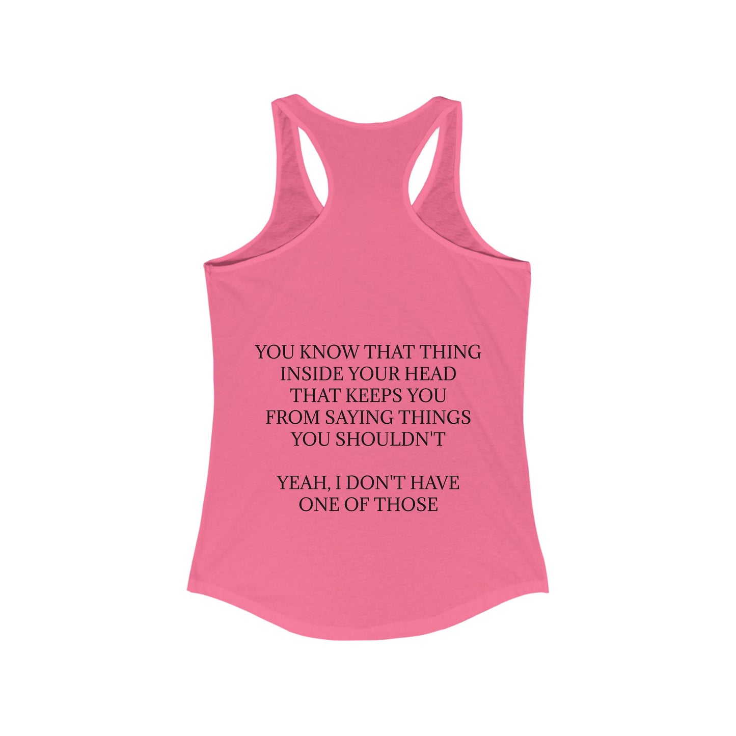 No Filter Women's Racerback Tank