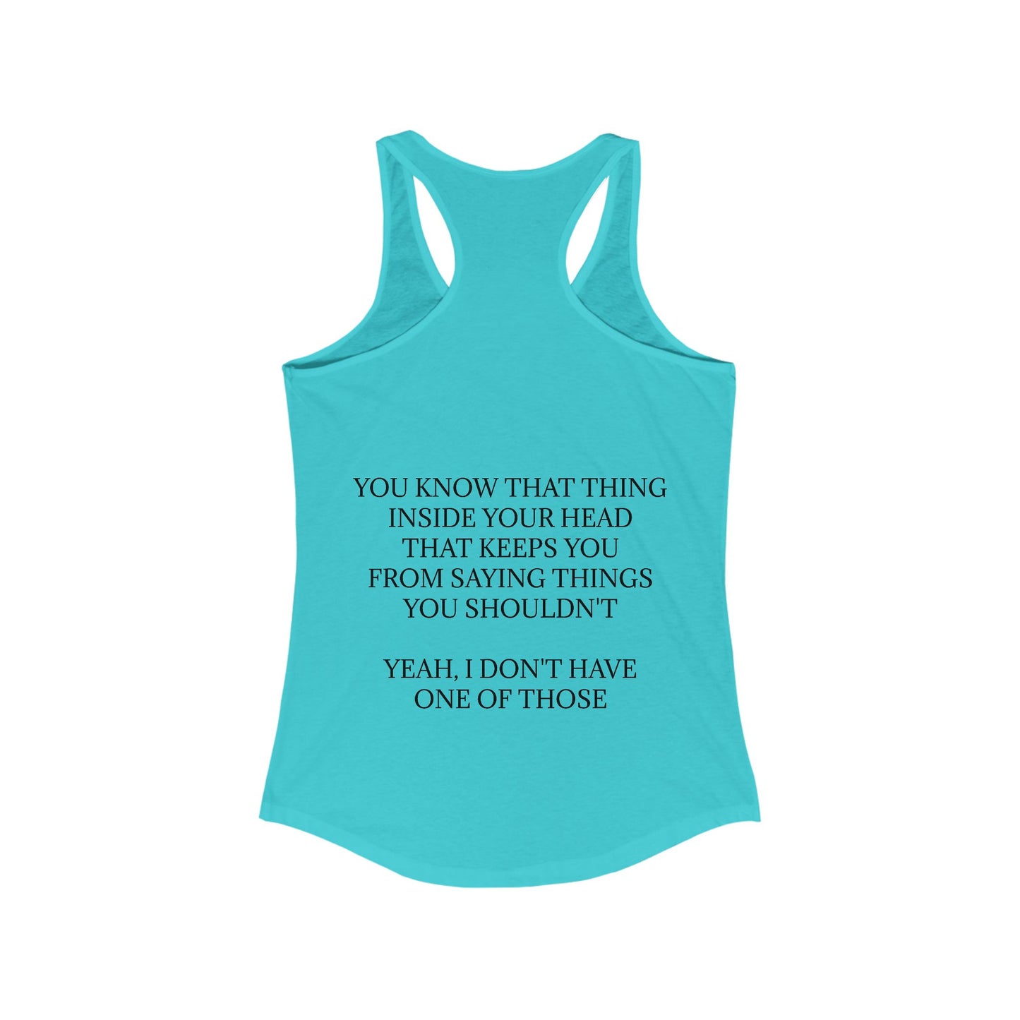 No Filter Women's Racerback Tank
