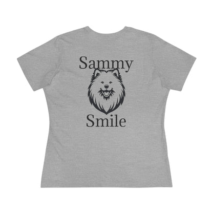 Sammy Smile Women's Short Sleeve Crewneck Tee
