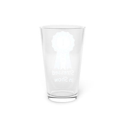 Stressed In Show Drinking Glass