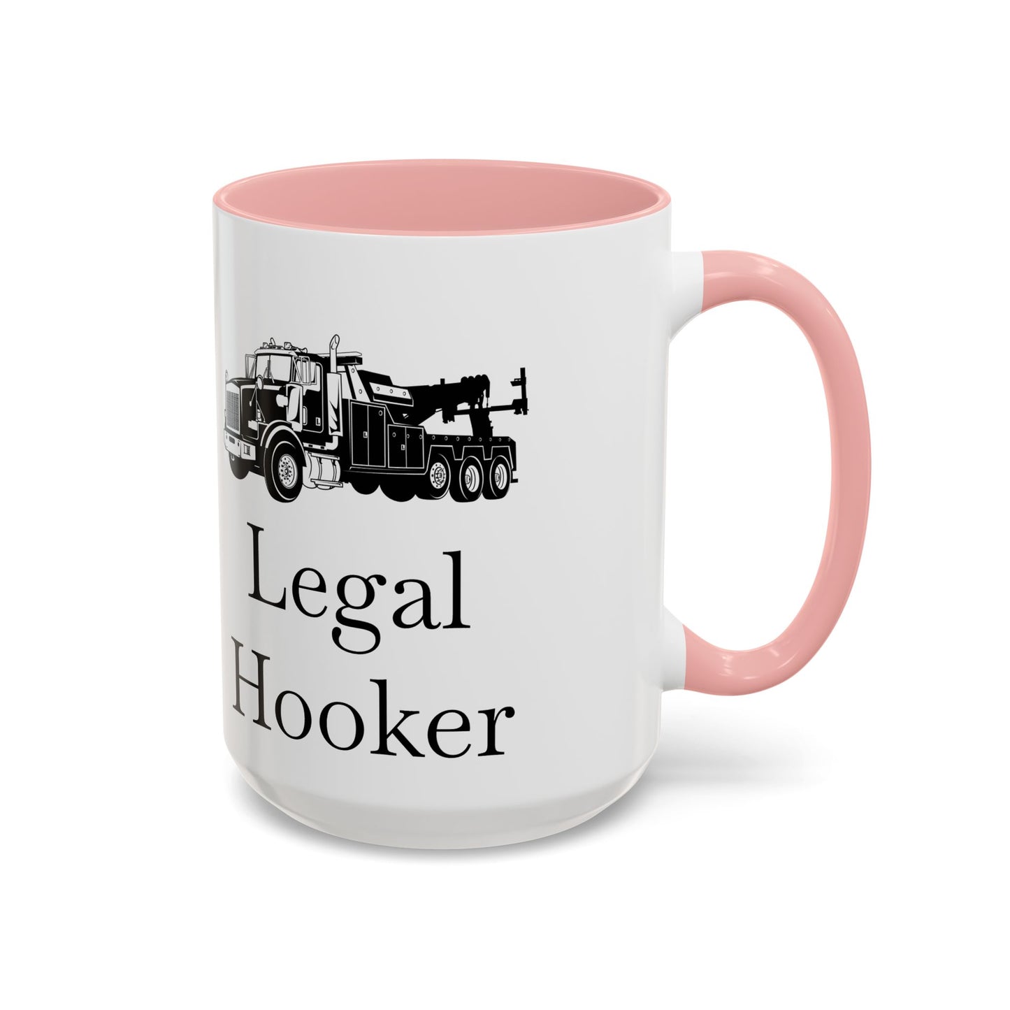 Legal H**ker Heavy Tow Truck 2-Tone Coffee Mug