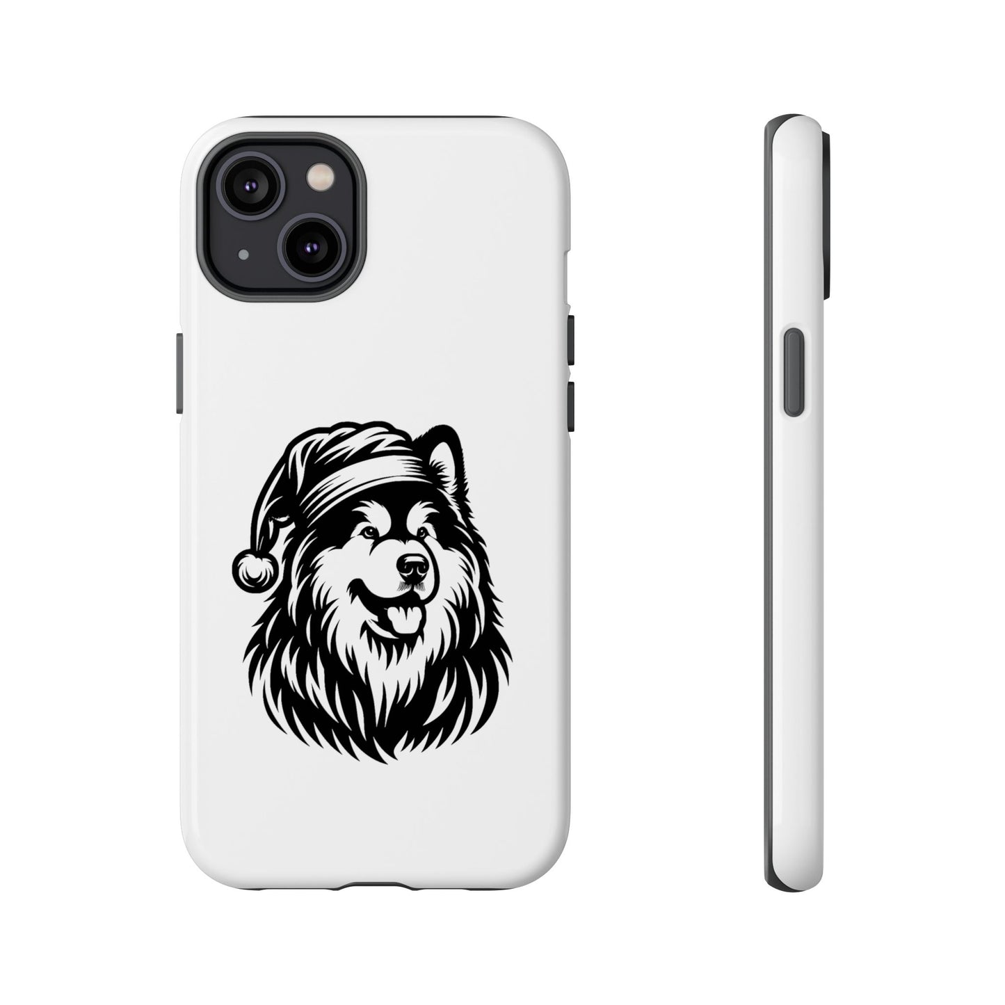 Santa Paws Malamute iPhone Case