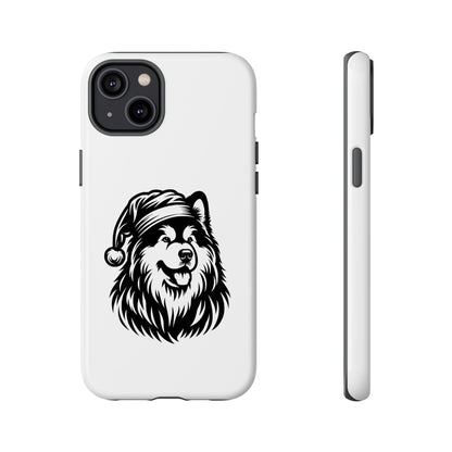 Santa Paws Malamute iPhone Case