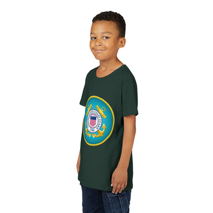US Coast Guard Youth Unisex Short Sleeve Crewneck Tee