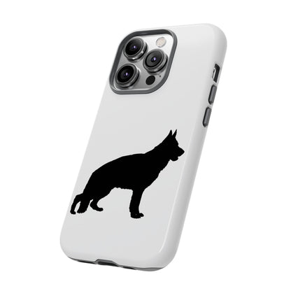 German Shepherd Silhouette iPhone Case