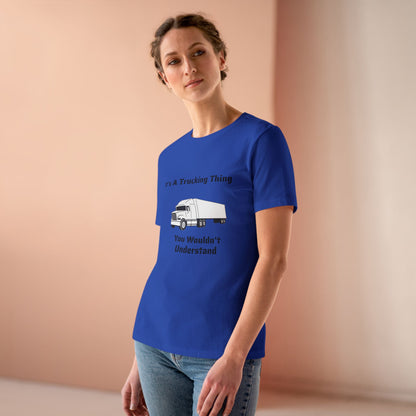 Trucking Thing Women's Short Sleeve Crewneck Tee