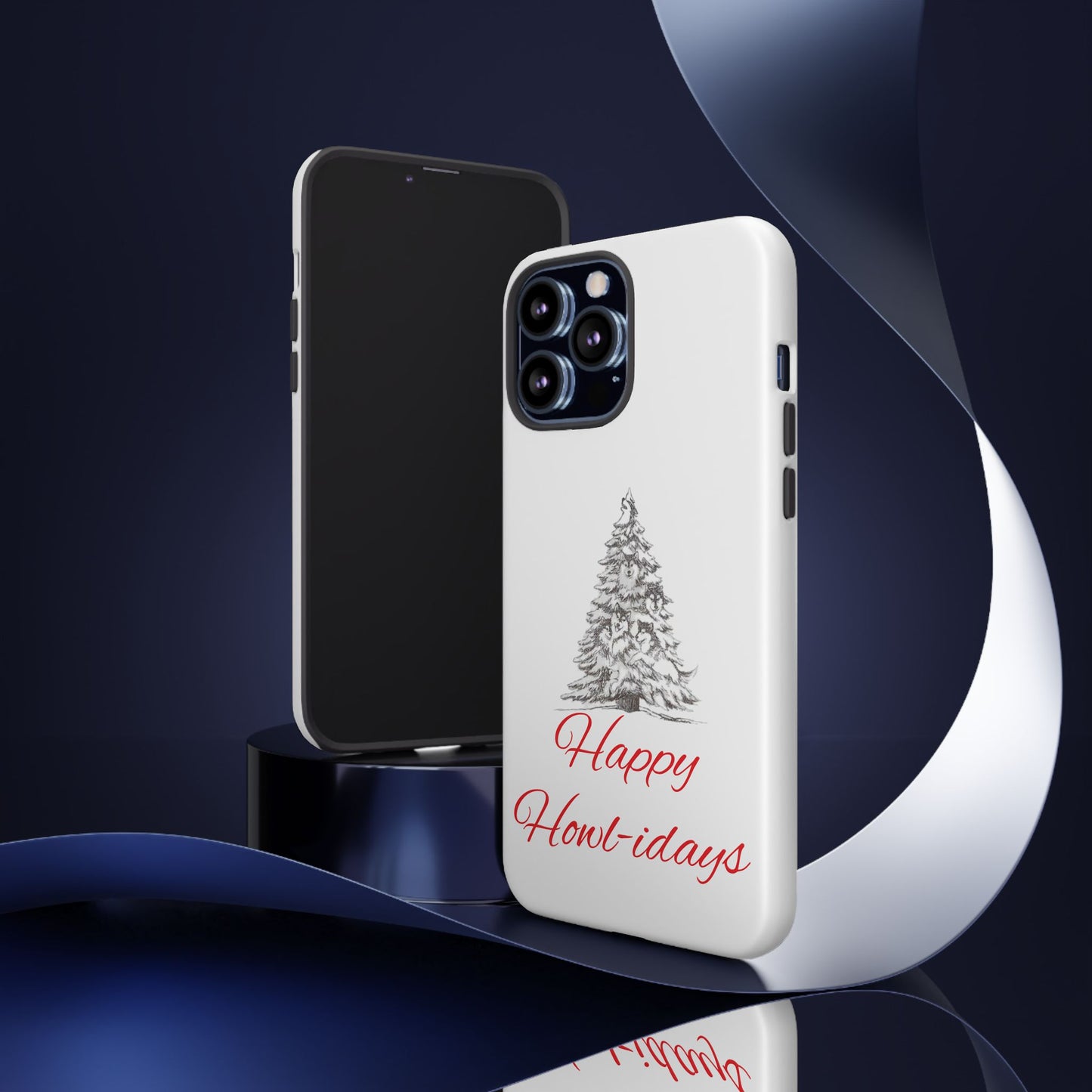 Happy Howl-idays iPhone Case
