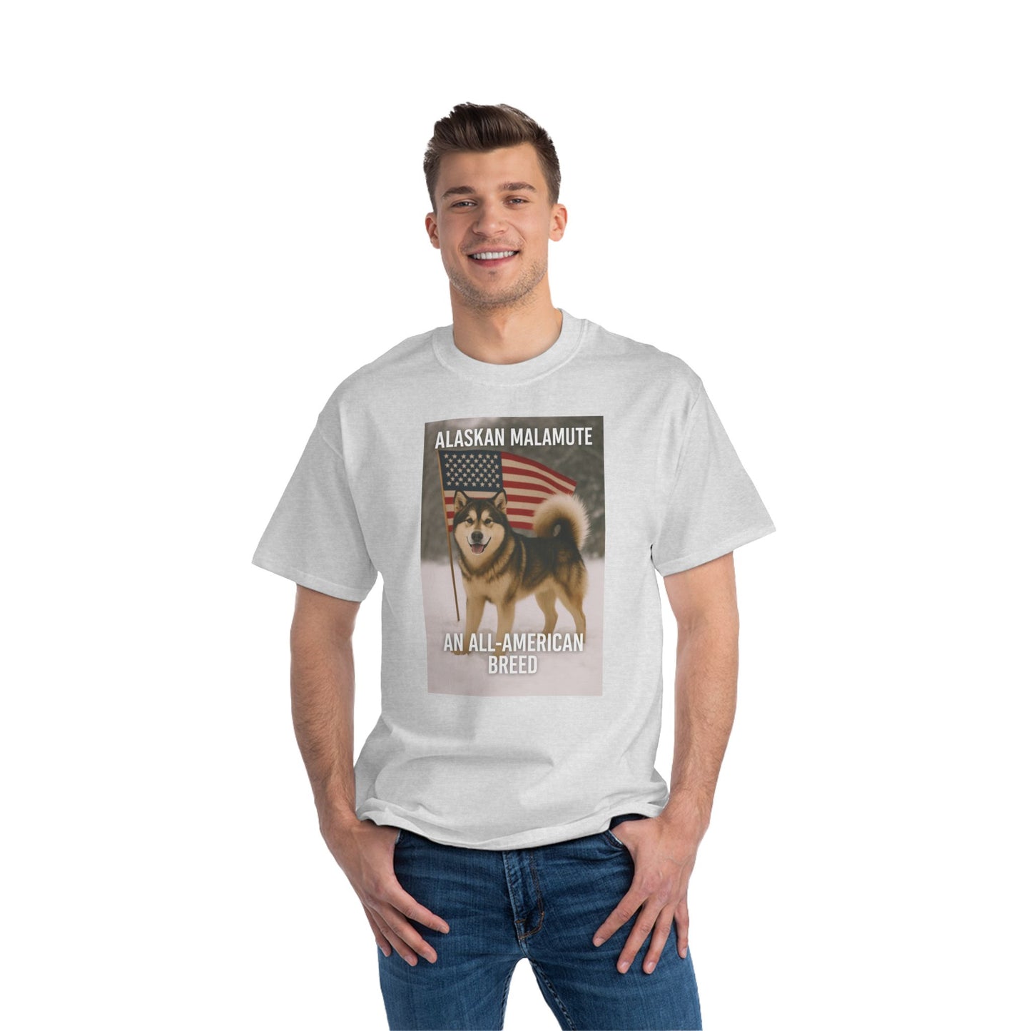 All-American Breed Men's Short-Sleeve Crewneck Tee