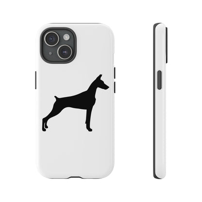 Doberman Silhouette iPhone Case