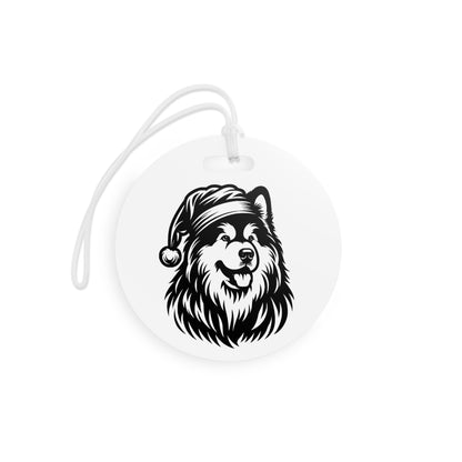 Santa Paws Malamute Luggage Tag