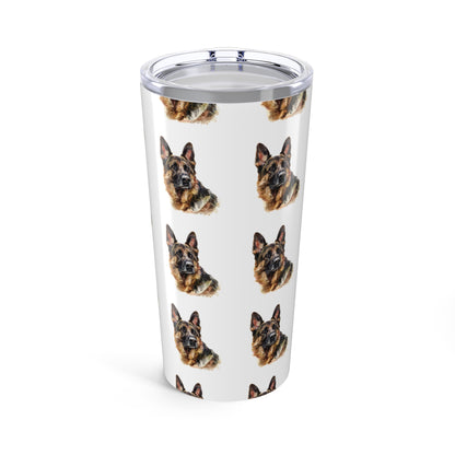 German Shepherd Head Tumbler