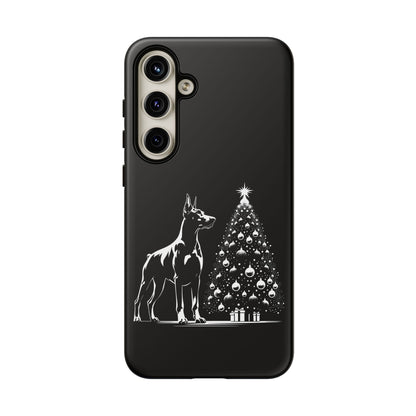 Doberman Christmas Tree Samsung Case