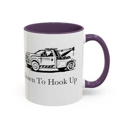 Down To Hook Up 2-Tone Coffee Mug