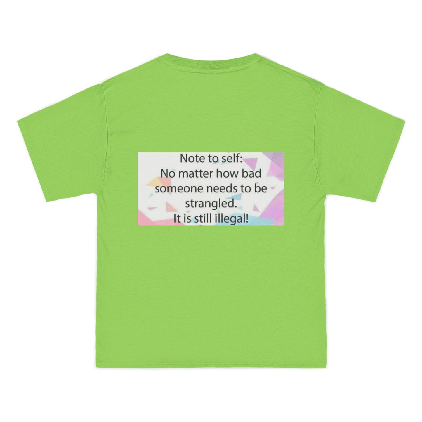 Note To Self Men's Short-Sleeve Crewneck Tee