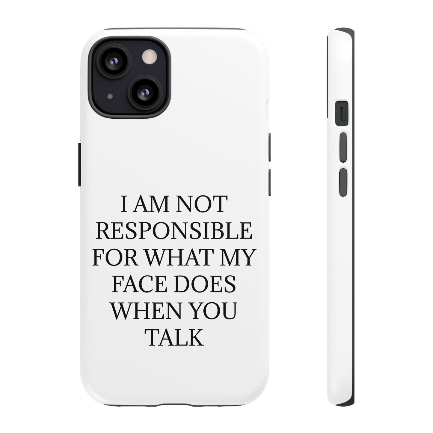 When You Talk iPhone Case
