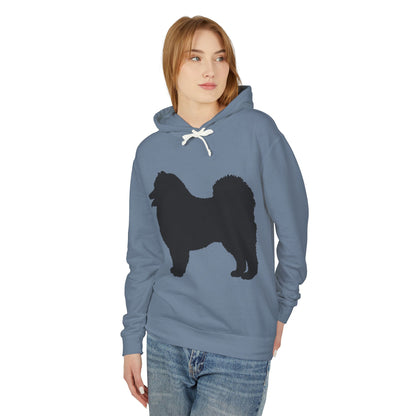 Samoyed Silhouette Unisex Lightweight Hoodie
