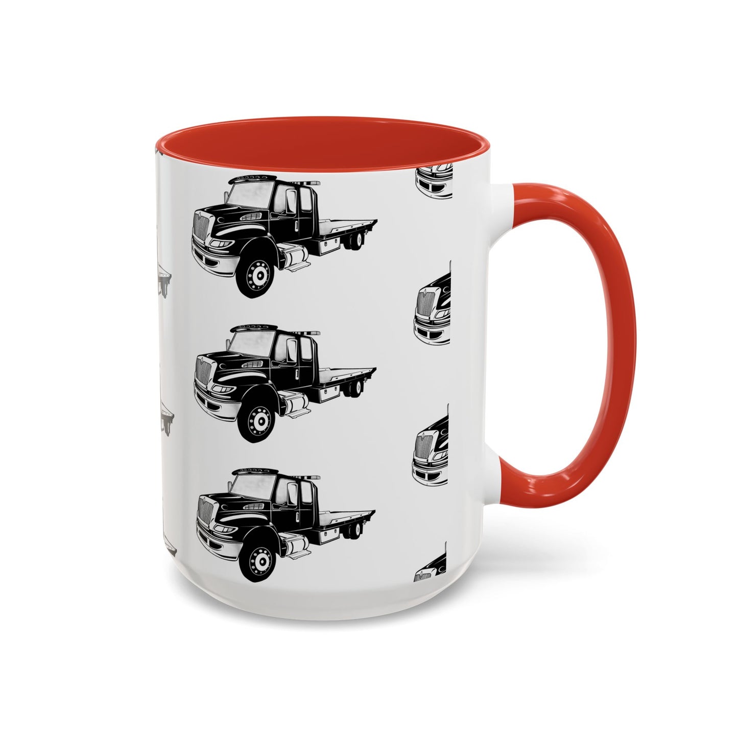 Flatbed Tow Truck 2-Tone Coffee Mug