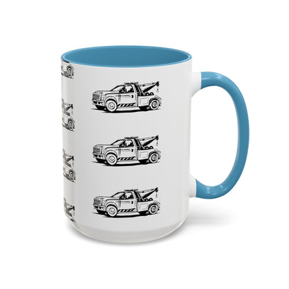 Wheel Lift Tow Truck 2-Tone Coffee Mug