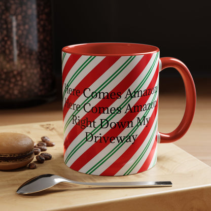Here Comes Amazon 2-Tone Coffee Mug