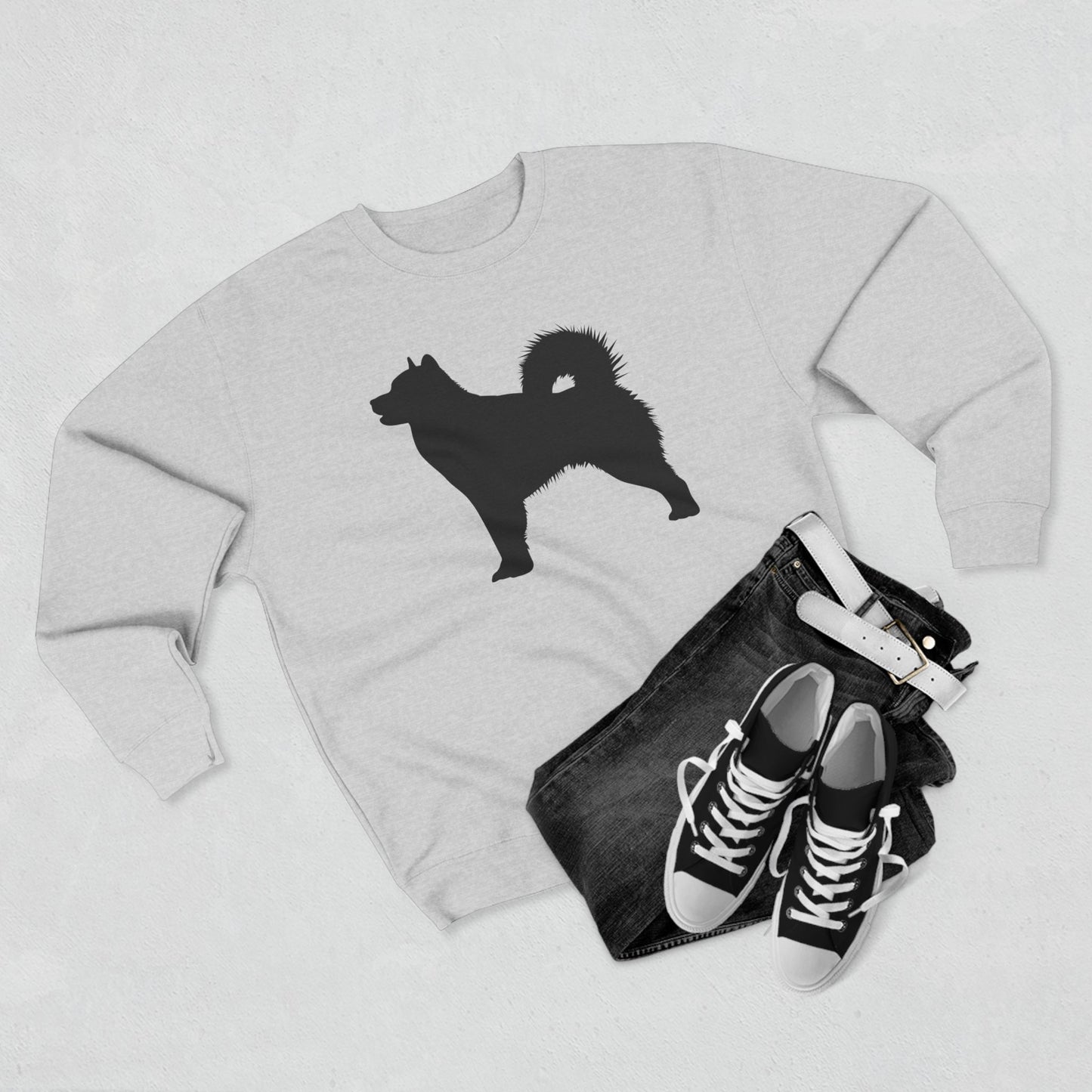 Malamute Silhouette Unisex Crewneck Sweatshirt