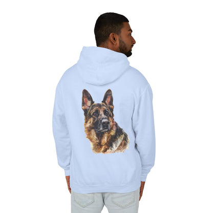 German Shepherd Head Unisex Lightweight Hoodie