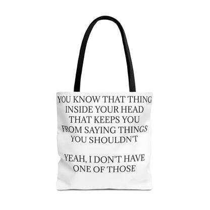 No Filter Tote Bag
