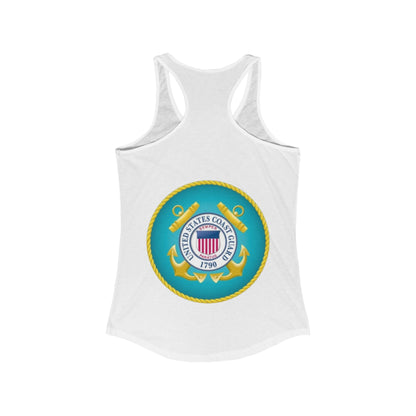 US Coast Guard Women's Racerback Tank