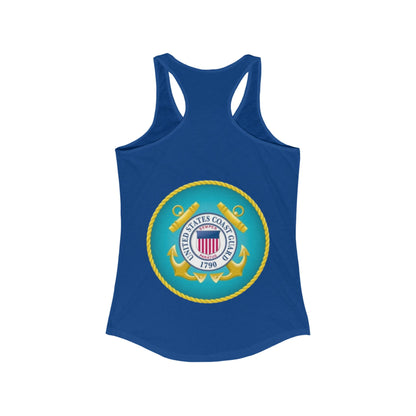 US Coast Guard Women's Racerback Tank