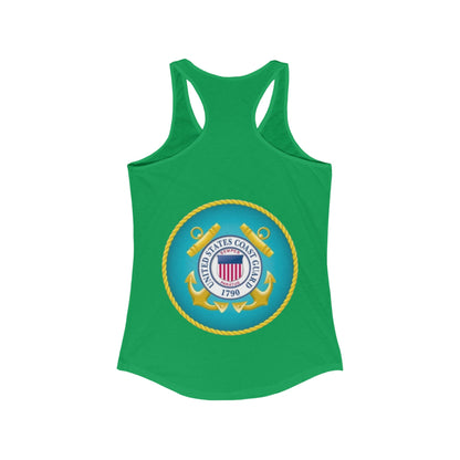 US Coast Guard Women's Racerback Tank