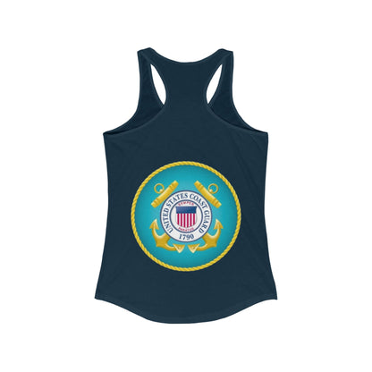 US Coast Guard Women's Racerback Tank